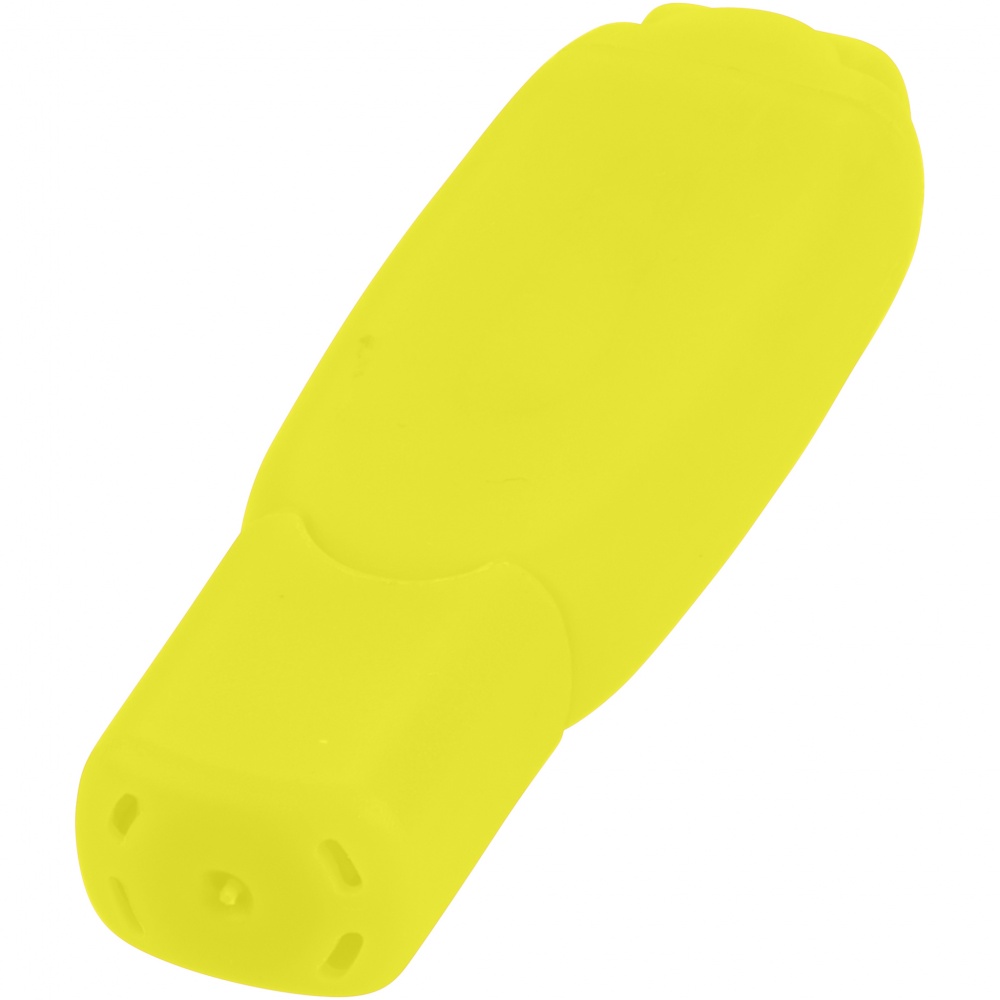 Logo trade promotional gift photo of: Bitty highlighter, yellow