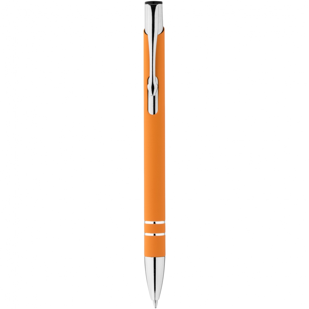 Logotrade promotional giveaway image of: Cork ballpoint pen, orange