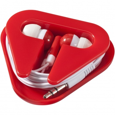 Logo trade promotional product photo of: Rebel earbuds, red