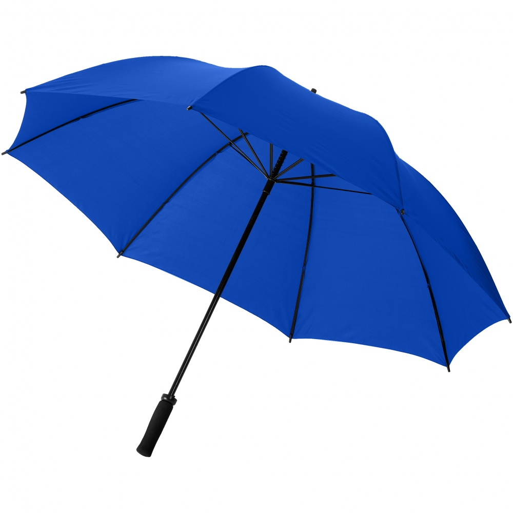 Logo trade promotional merchandise photo of: Yfke 30" golf umbrella with EVA handle, royal blue
