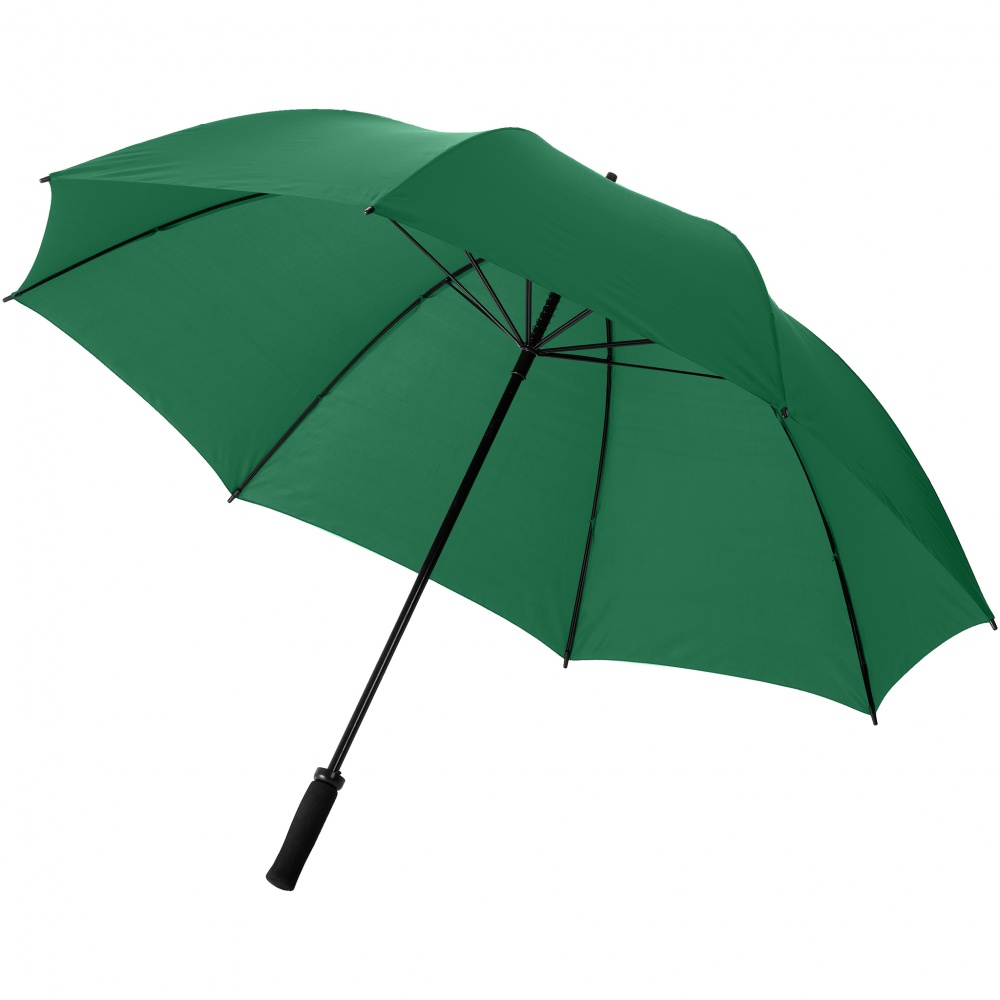 Logo trade promotional items image of: Yfke 30" golf umbrella with EVA handle, hunter green