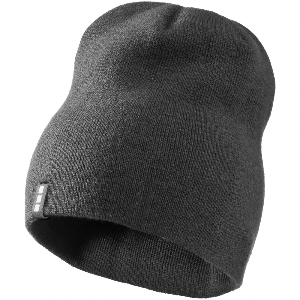 Logo trade promotional giveaways picture of: Level Beanie, grey