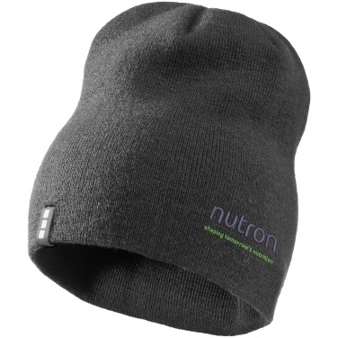 Logo trade advertising products image of: Level Beanie, grey