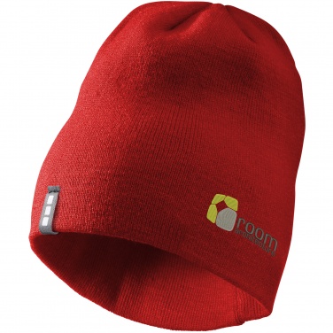 Logo trade promotional merchandise picture of: Level Beanie, red