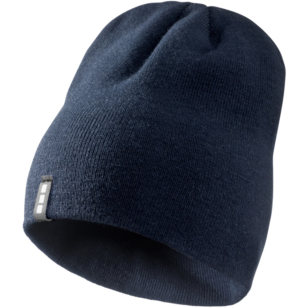 Logo trade corporate gifts image of: Level Beanie, navy