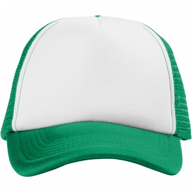 Logo trade promotional items picture of: Trucker 5-panel cap, green