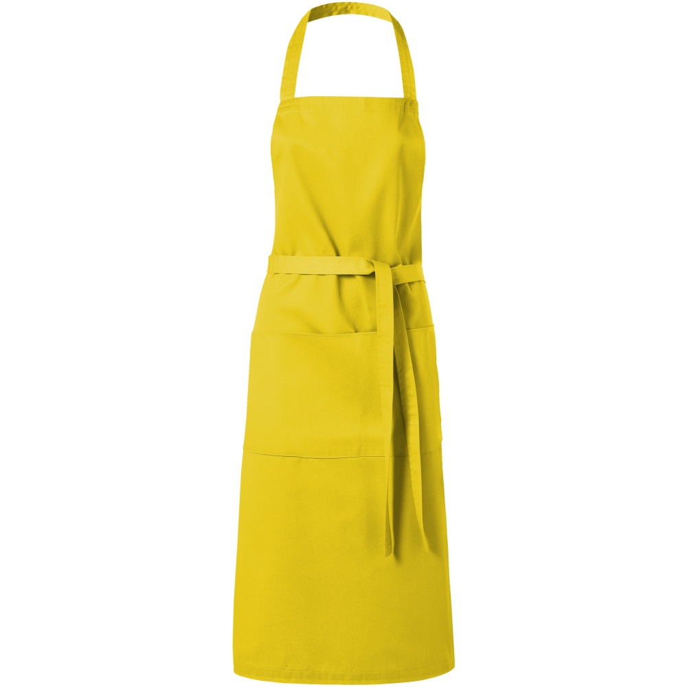 Logo trade promotional giveaways picture of: Viera apron, yellow