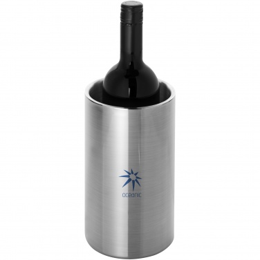 Logo trade corporate gifts picture of: Cielo wine cooler, grey