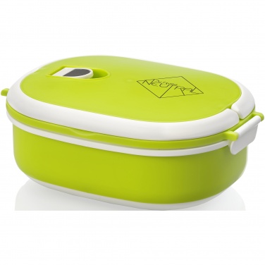 Logo trade promotional giveaway photo of: Spiga lunch box, light green