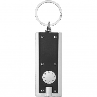 Logotrade promotional merchandise photo of: Castor LED keychain light, black
