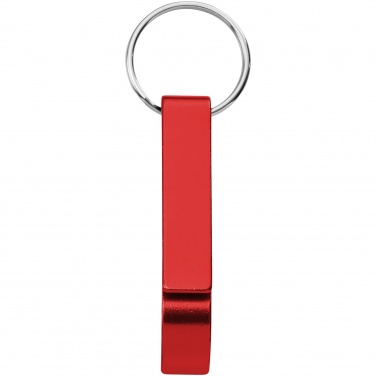 Logotrade promotional product image of: Tao alu bottle and can opener key chain, red