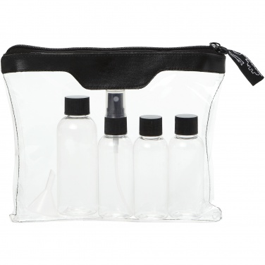 Logotrade promotional merchandise photo of: Munich airline approved travel bottle set, black