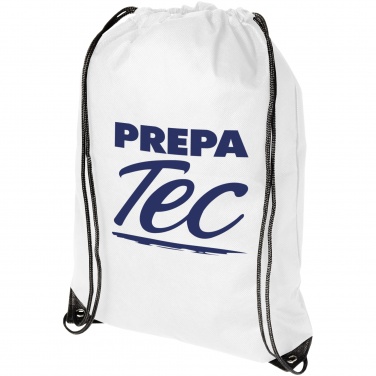 Logotrade promotional gift picture of: Evergreen non woven premium rucksack eco, white
