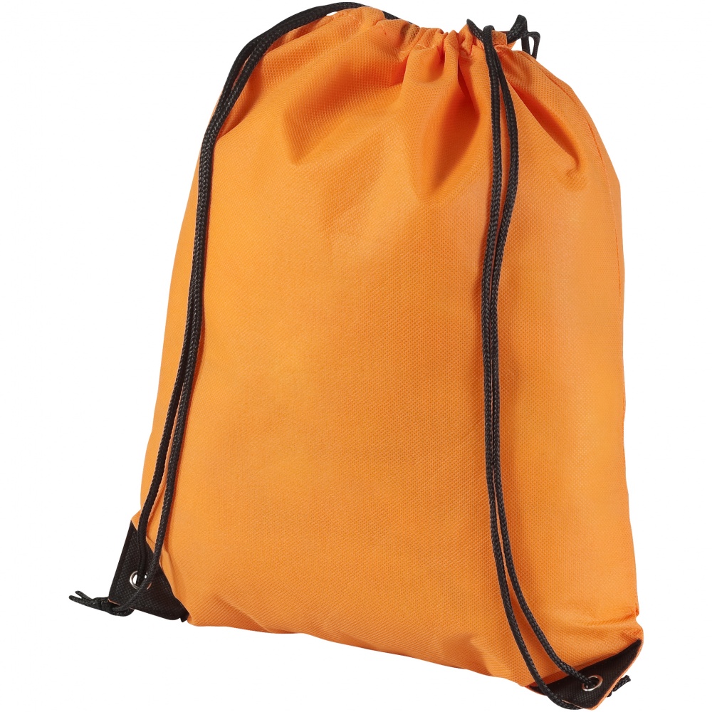 Logo trade advertising products image of: Evergreen non woven premium rucksack eco, orange