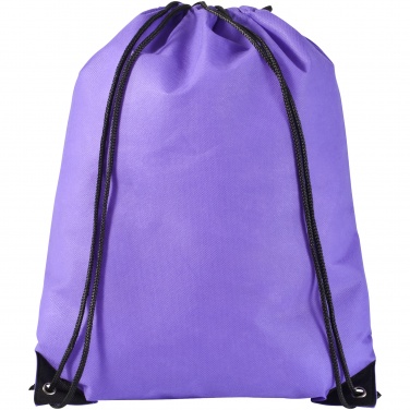 Logotrade promotional giveaway image of: Evergreen non woven premium rucksack eco, purple