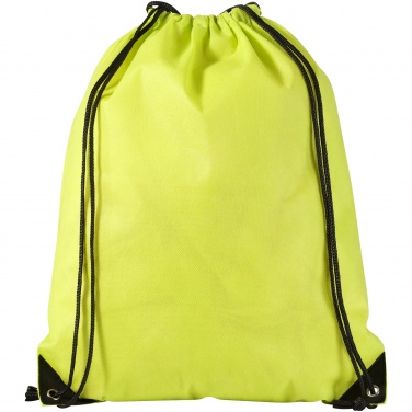 Logotrade business gift image of: Evergreen non woven premium rucksack eco, light green