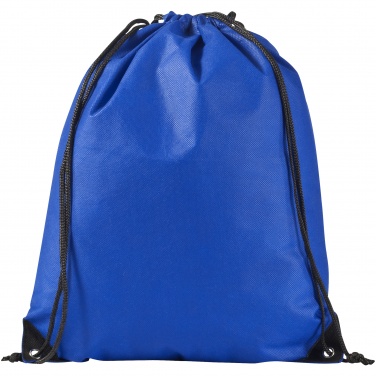Logo trade promotional merchandise picture of: Evergreen non woven premium rucksack eco, blue