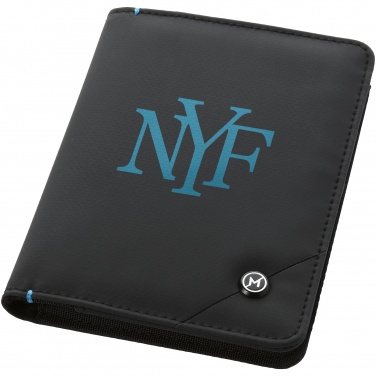Logo trade promotional products image of: Odyssey RFID passport cover