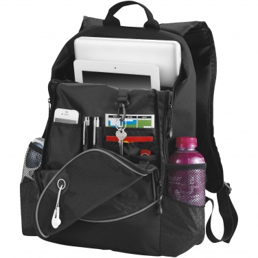 Logo trade promotional gift photo of: Benton 15" laptop backpack, black