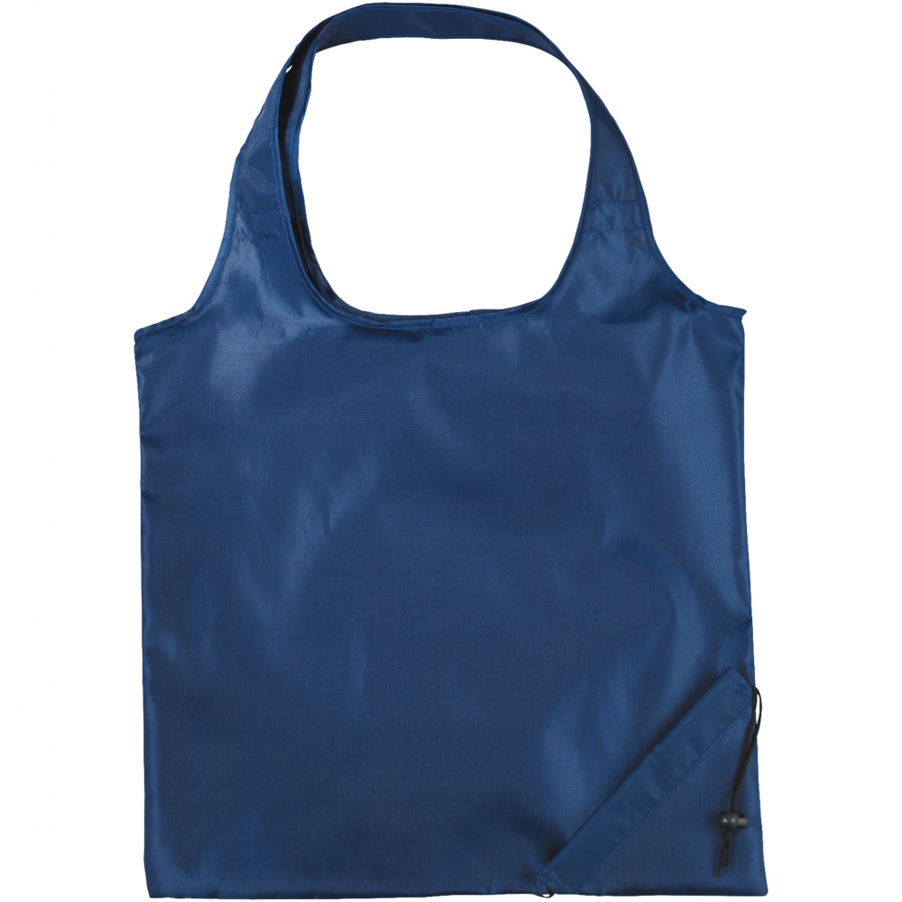 Logotrade promotional product picture of: The Bungalow Foldaway Shopper Tote, navy blue