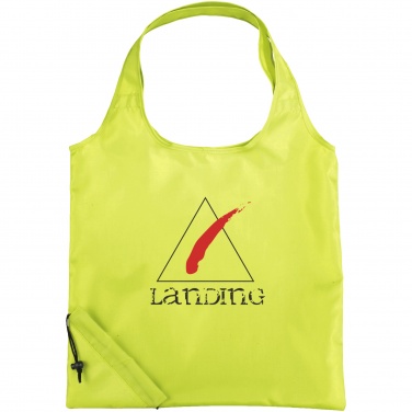 Logo trade promotional items image of: The Bungalow Foldaway Shopper Tote, green