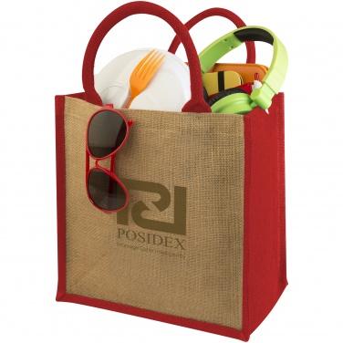 Logotrade promotional gift picture of: Chennai jute gift tote, red