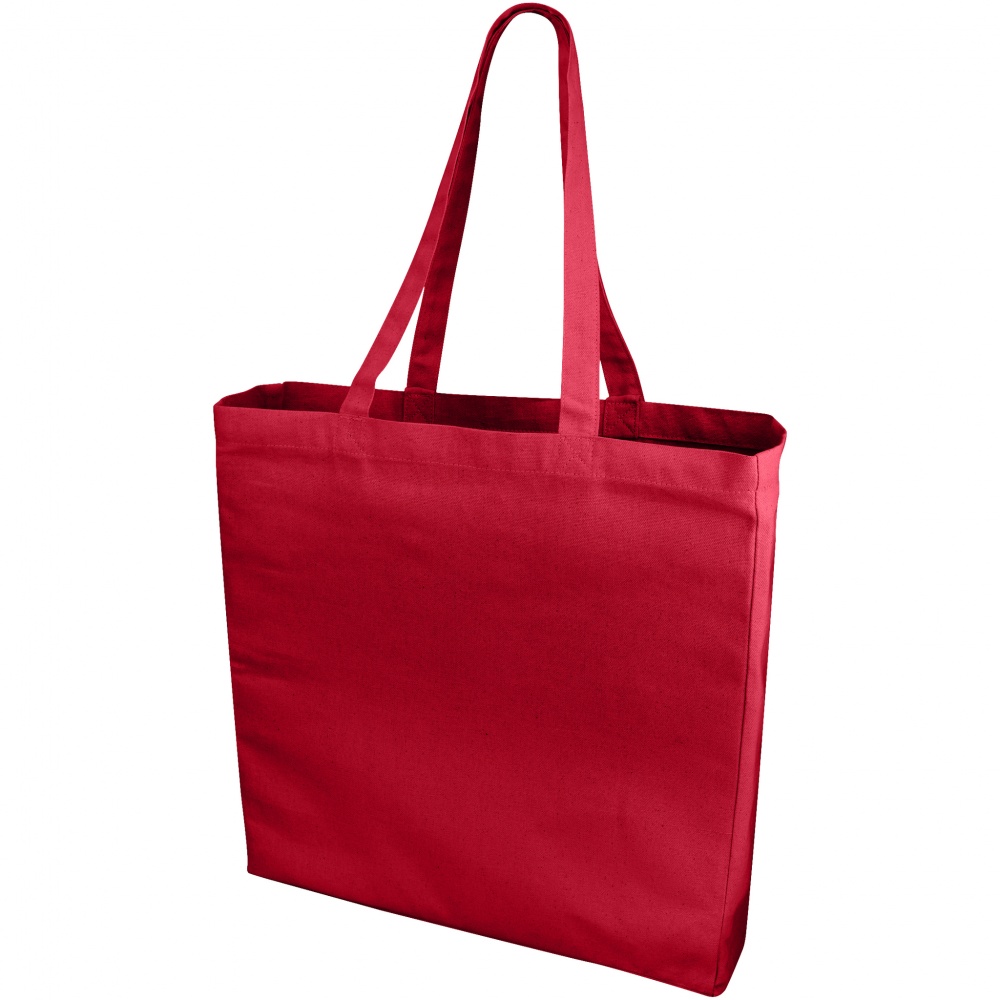 Logo trade advertising product photo of: Odessa cotton tote, red