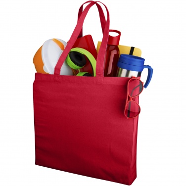 Logo trade corporate gifts image of: Odessa cotton tote, red