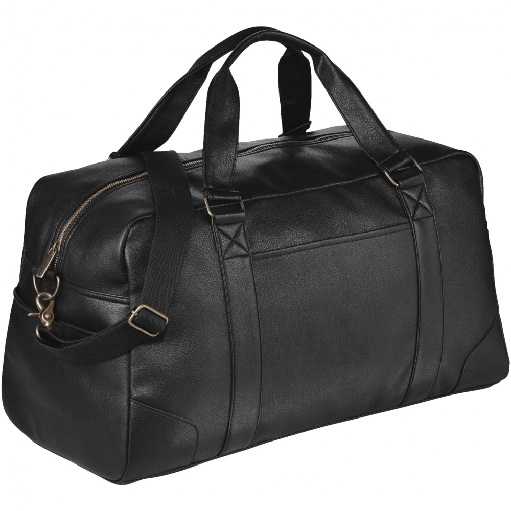 Logotrade promotional merchandise photo of: Oxford weekend travel duffel bag, black