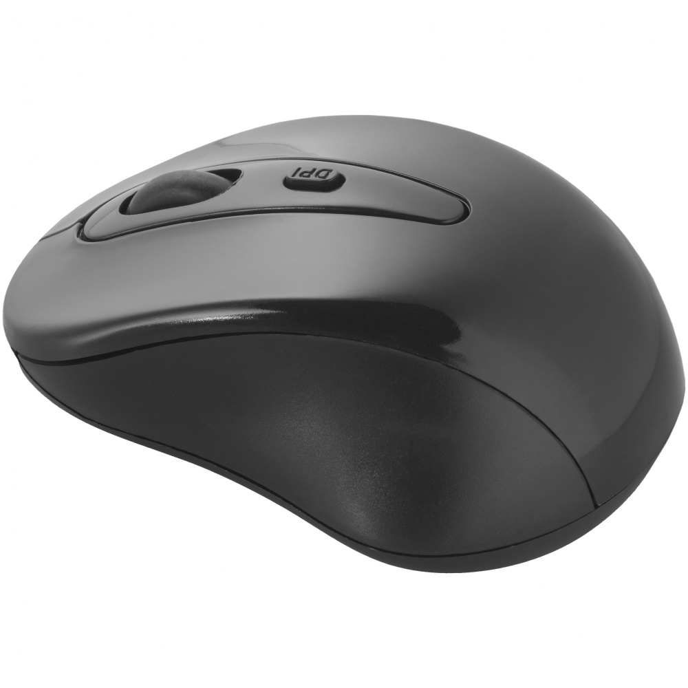 Logo trade promotional merchandise picture of: Stanford wireless mouse, black