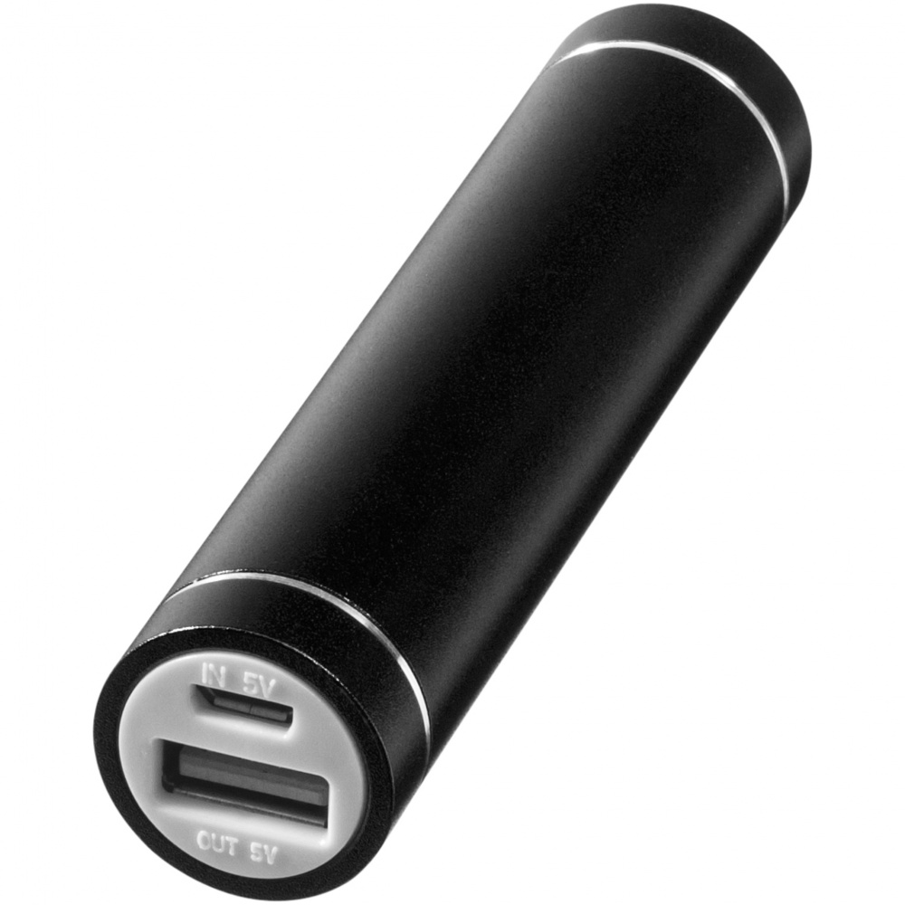 Logo trade advertising products picture of: Bolt alu power bank 2200mAh, black