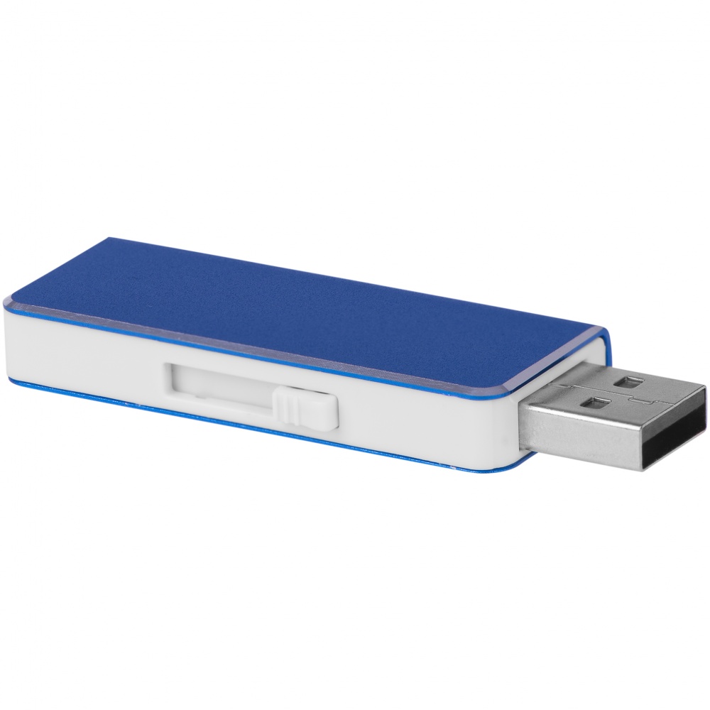 Logo trade business gift photo of: USB Glide 8GB, blue
