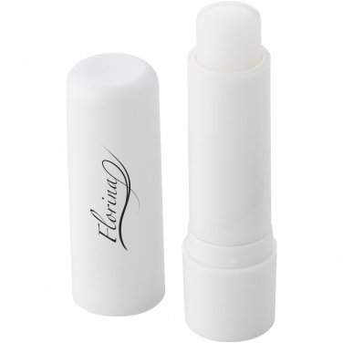 Logo trade promotional giveaway photo of: Deale lip salve stick,white