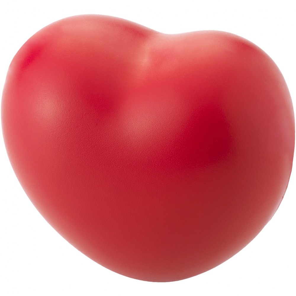 Logotrade promotional item picture of: Heart shaped stress reliever, red