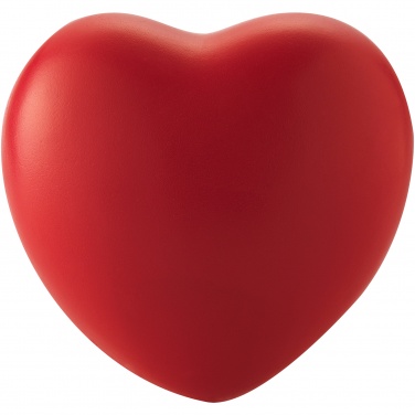 Logo trade promotional merchandise picture of: Heart shaped stress reliever, red