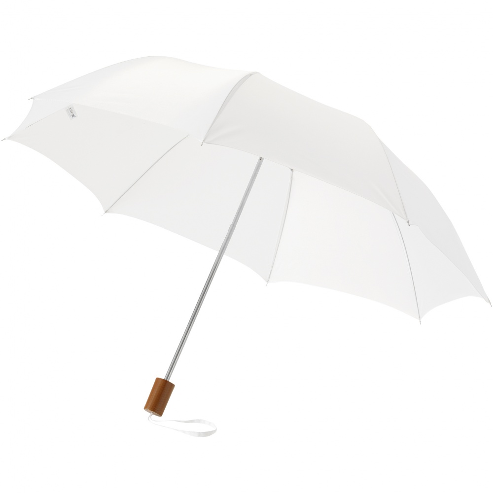 Logo trade promotional merchandise picture of: 20" 2-Section umbrella, white