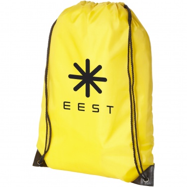 Logo trade business gifts image of: Oriole premium rucksack, yellow