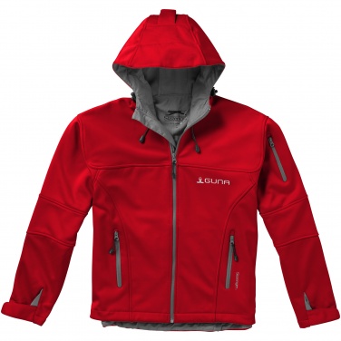 Logotrade promotional item picture of: Match softshell jacket, red