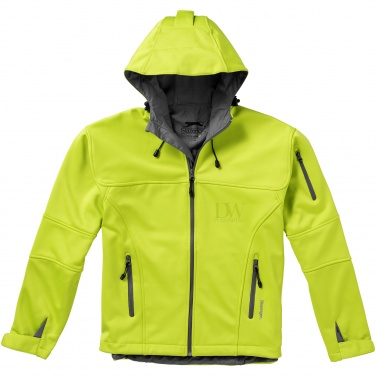 Logotrade promotional gift picture of: Match softshell jacket, light green