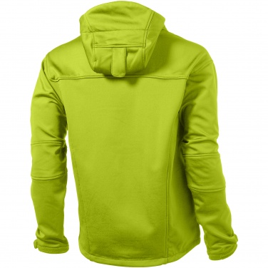 Logo trade corporate gifts picture of: Match softshell jacket, light green