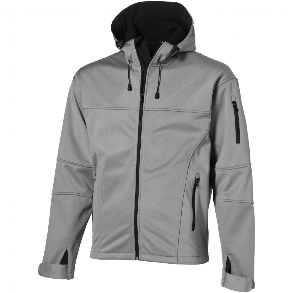 Logo trade advertising products picture of: Match softshell jacket, grey