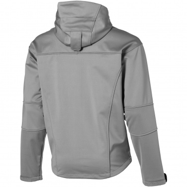 Logo trade corporate gift photo of: Match softshell jacket, grey
