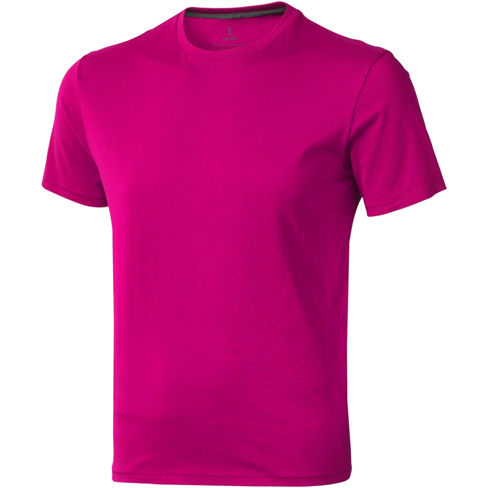 Logo trade corporate gift photo of: Nanaimo short sleeve T-Shirt, pink