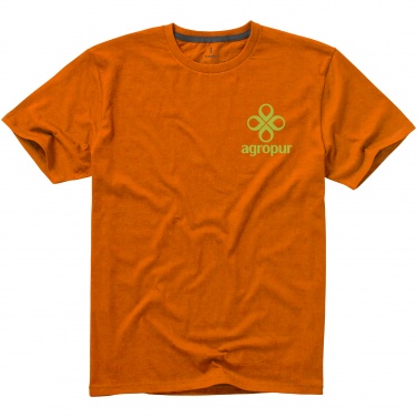 Logo trade promotional merchandise photo of: Nanaimo short sleeve T-Shirt, orange