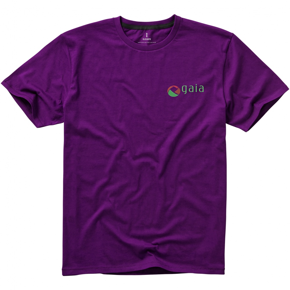 Logo trade advertising products image of: Nanaimo short sleeve T-Shirt, purple