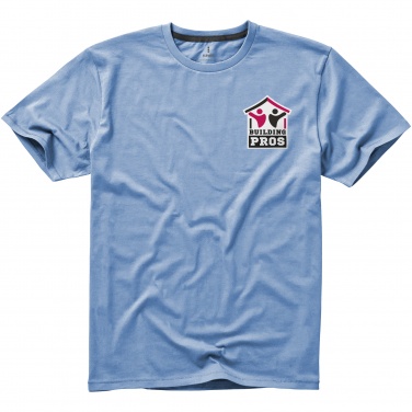 Logotrade promotional giveaway image of: Nanaimo short sleeve T-Shirt, light blue