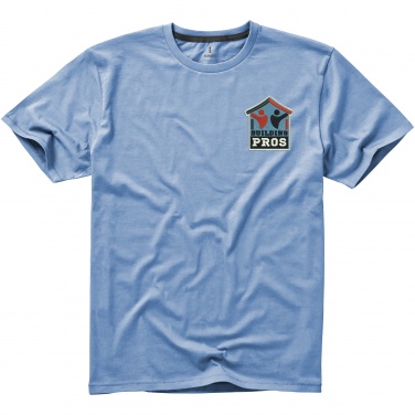 Logotrade business gift image of: Nanaimo short sleeve T-Shirt, light blue