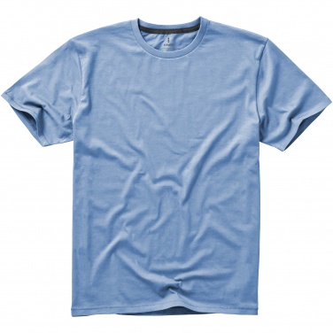 Logo trade corporate gifts picture of: Nanaimo short sleeve T-Shirt, light blue