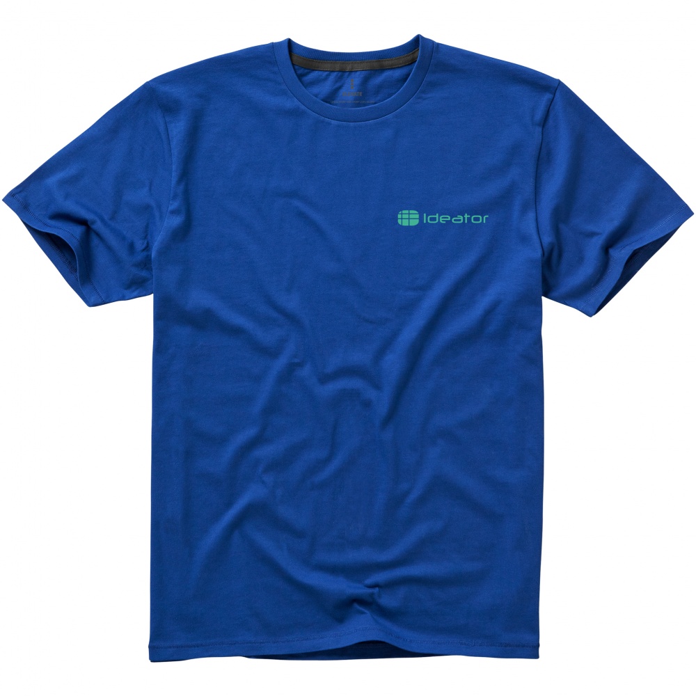 Logo trade business gift photo of: Nanaimo short sleeve T-Shirt, blue