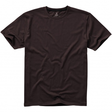 Logo trade promotional merchandise picture of: Nanaimo short sleeve T-Shirt, dark brown